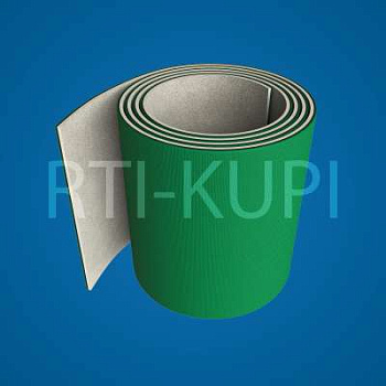 Ремень полиамидный, 3.5 мм, зеленый/серый